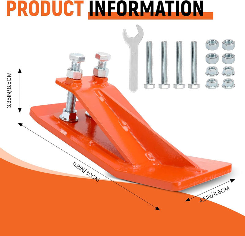 Easy bolt-on installation of the Jiayofwchi tractor bucket edge guard for quick and secure attachment to loader buckets.